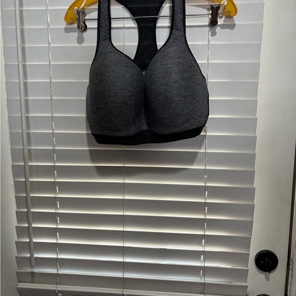 Under Armour Gray and Black Sports Bra